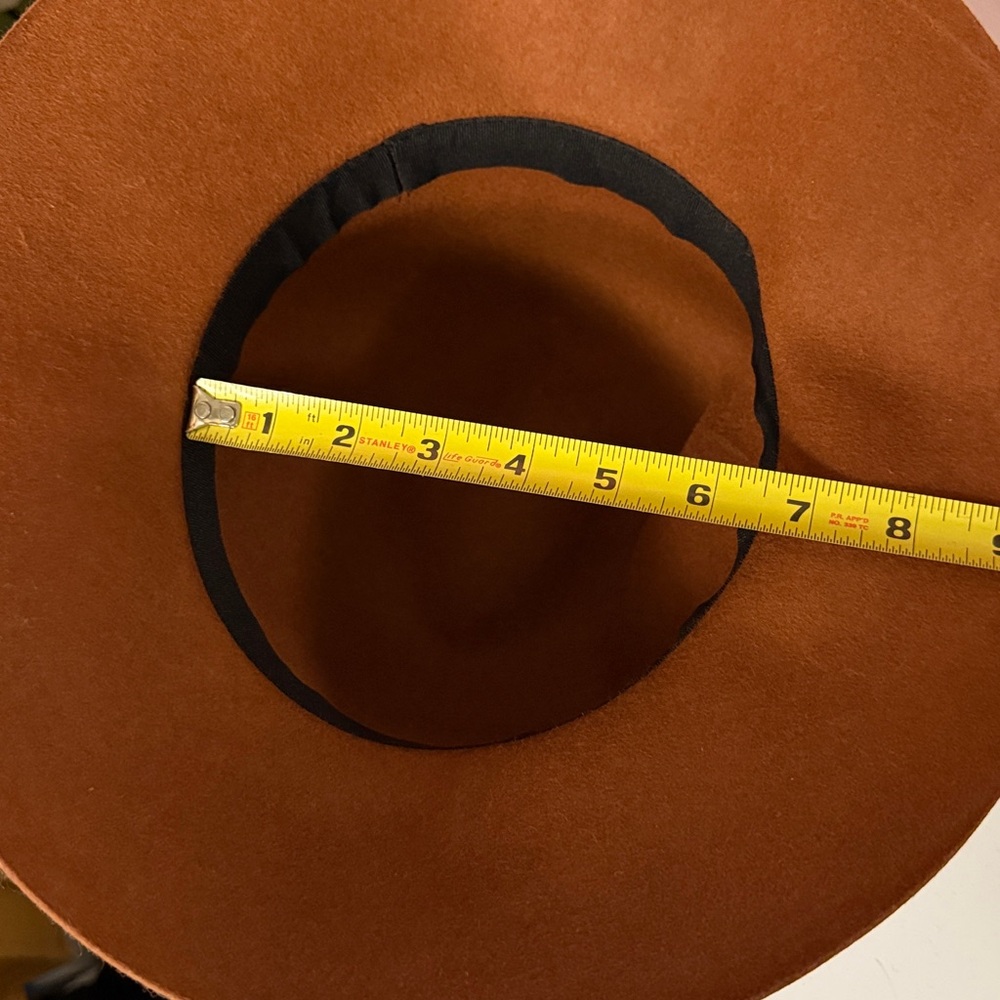 NWOT Chestnut brown colored wool hat - Picture 5 of 6